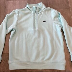 Vineyard Vines Soft Aqua Quarterzip